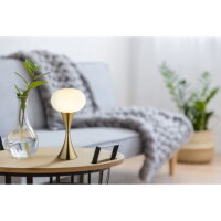 Stolní lampa LULA zlatá matná 1x25W E14  GLOBO 21027M