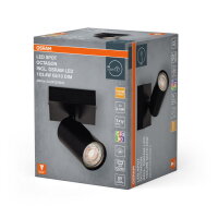 Stropní svítidlo LEDVANCE LED SPOT OCTAGON BLACK 1x3.4W 927 DIM