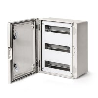 Modulový rám KC-49168 s DIN lištami a modul. krytem pro 49168 a 49168-3P STONE