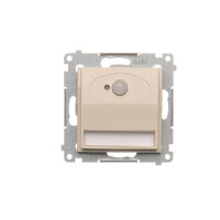 LED osvětlení (přístroj) s pohybovým senzorem 14 V DC, 0.78 W, 3100 K, krémová,