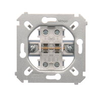 Střídavý přepínač dvojitý (přístroj) 10AX, 250V~ šroubové svorky,řazení 6+6