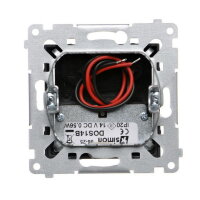 LED osvětlení 14V, 0.4 W, 4200 K, černá matná. KONTAKT SIMON DOS14B.01/49