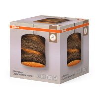 Decor Cardboard Cylinder Pendant E27 Brown OSRAM 4099854458866