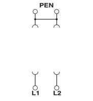 VAL-MS/2+0-BE Základní prvek přepěťové ochrany typ 2 2804584