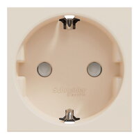 Zásuvka SCHUKO NOVÁ UNICA 2P+E 250V/16A, clonky, šroubová, Béžová