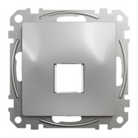 Sedna D/E Středový kryt Kyeston HDMI VGA, Aluminium SCHNEIDER SDD113421
