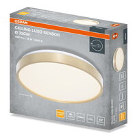 CEILING LUXO GOLD SENSOR ? 32 cm 18W 3000K IP20 GOLD OSRAM 4099854653162