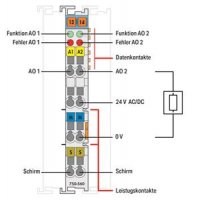 2kanálový analogový výstup DC 0-10 V 10 bitů světle šedá WAGO 750-560