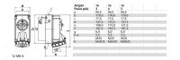 Zásuvka nástěnná s vypínačem 16A 3p 230V IP67 6h Quick-Connect BALS 160048