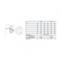 PCE 424-10 424-10 zásuvka vestavná 4P, 32A /