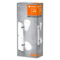 LEDVANCE LED SPOT PEAR WHITE 2 x 4.3W 2700K GU10