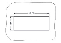 Rámeček snap-in 4pól. 1,0-3,0 mm černá WAGO 770-339