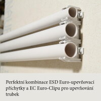 Příchytka pro Euro-Clip pro stahovací pásek S 2/100, světle šedá SCHNABL ESD 45