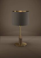 Stolní svítidlo SANTANDRIA  MS-GEB/dřevo/cappuccino 1X40W EGLO 390337