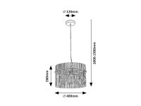 INESA E27 1x 40W IP20 matná černá RABALUX 72261