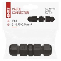 Plastová kabelová spojka IP68 EMOS ZS9010