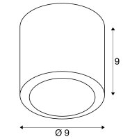 OCULUS, nástěnný svítidlo, kulatý, 2000-
