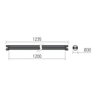 XROD LINEAR SUSP. TRACK 48V DC 1.2 Mr BK