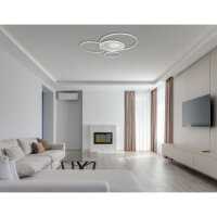 Stropní svítidlo INVERTINA stříbrná 70W 2700-6500K GLOBO 48466-70A