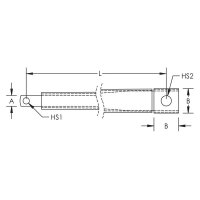 Izolovaný sběrnicový pletenec, 558589 ERICO IBSHY32-500 558589