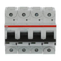 S804C-C63 jistič 4P char. C 63A s klecovou svorkou 25kA ABB 2CCS884001R0634