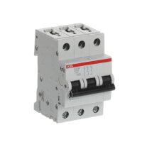S203M-D40 3 fázový jistič 40 A char. D 10kA ABB 2CDS273001R0401