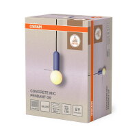 Decor Concrete Mic Pendant 1XG9 Blue OSRAM 4058075848382