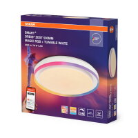 Smart+ Orbis Ceiling ZEST MAGIC RGB 500mm White LEDVANCE 4099854472374