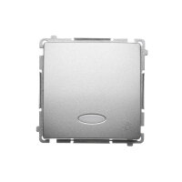 Ovladač zapínací SVĚTLO 24V, s orientačním LED, řazení 1/0 So, 10AX, 24V, Satén