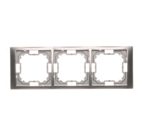 Rámeček 3-násobný Neos, Inox KONTAKT SIMON BMRC3/21