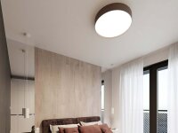 Svítidlo ROMO 80, CF DIM 80 2CCT 3000K/4000K STROPNÍ KÁVOVÁ LED2 1272658D