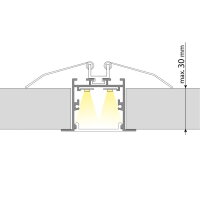 Ves.hlin. profil AE2 pro sádr.50x35mm,2M