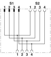 Rozvodka Y SAC-4PY-FT/MT-FT F VP SH PHOENIX CONTACT 1080245