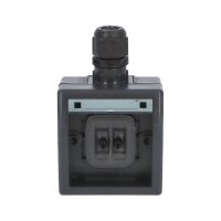 ATLAS 2K IP65 Spínač sériový č.5 s vývodkou M20, na povrch, antracitový 19176-09