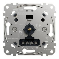 Mechanizmus vícevodičového otočného LED stmívače, Merten, 0-370 W MEG5146-0000