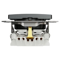 Zásuvka SCHUKO, Leštěný Titan,Sedna Design/Elements SCHNEIDER SDD172022U