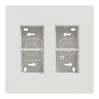 Centrální jednotka NOVÁ UNICA SYSTEM+ 2x4 moduly vertikální povrchová, Bílá