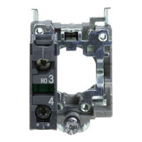 Schneider ZB4BZ101 Polosestavy kontaktů, 1 Z