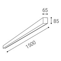LINO II 150, W 37-49W 3000K/3500K/4000K Emergency 3h bílá LED2 6314351EM