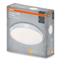 CEILING LUXO SILVER ? 38 cm 24W 3000K IP20 SILVER OSRAM 4099854652134