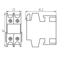 Blok pomocných kontaktů KCP-AX11 24110 Kanlux