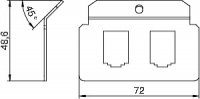 OBO 7407784 Deska nosníku MTM 2B