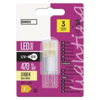 LED CLS JC 4,2W(40W) 470lm G9 WW /1525736206/ EMOS ZQ9542