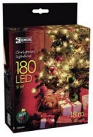 LED vánoční řetěz, 18m, multicolor, časovač