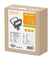 Reflektor LEDVANCE FLOODLIGHT SENSOR 10 W 3000 K SYM 100 S BK