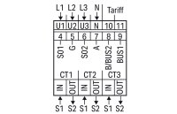 pro připojení transformátoru 1 A/5 A 3x230/400V WAGO 879-3040