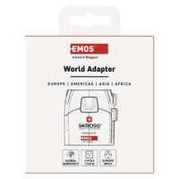 Cestovní univerzální adaptér do zahraničí (Ame.,Asie,Afrika) EMOS P0056N