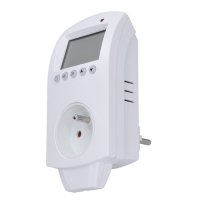 Termostaticky spínaná zásuvka, termostat 230V/16A vytápění nebo chlazení DT40