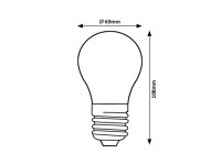 Světelný zdroj Filament LED, E27 A60, 7W, 850lm, 2700K RABALUX 79052