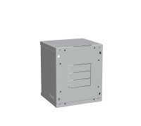 Nástěnný rozvaděč 10" 6U RAL 7035 skleněné dveře SOLARIX 86110201